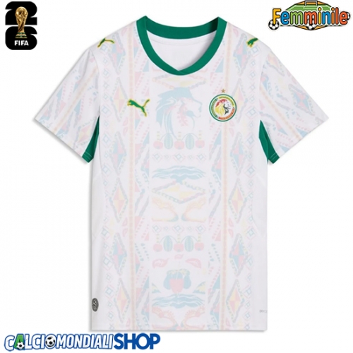 Maglie da calcio Senegal Prima Maglia Femminile Mondiali 2026  Manica Corta